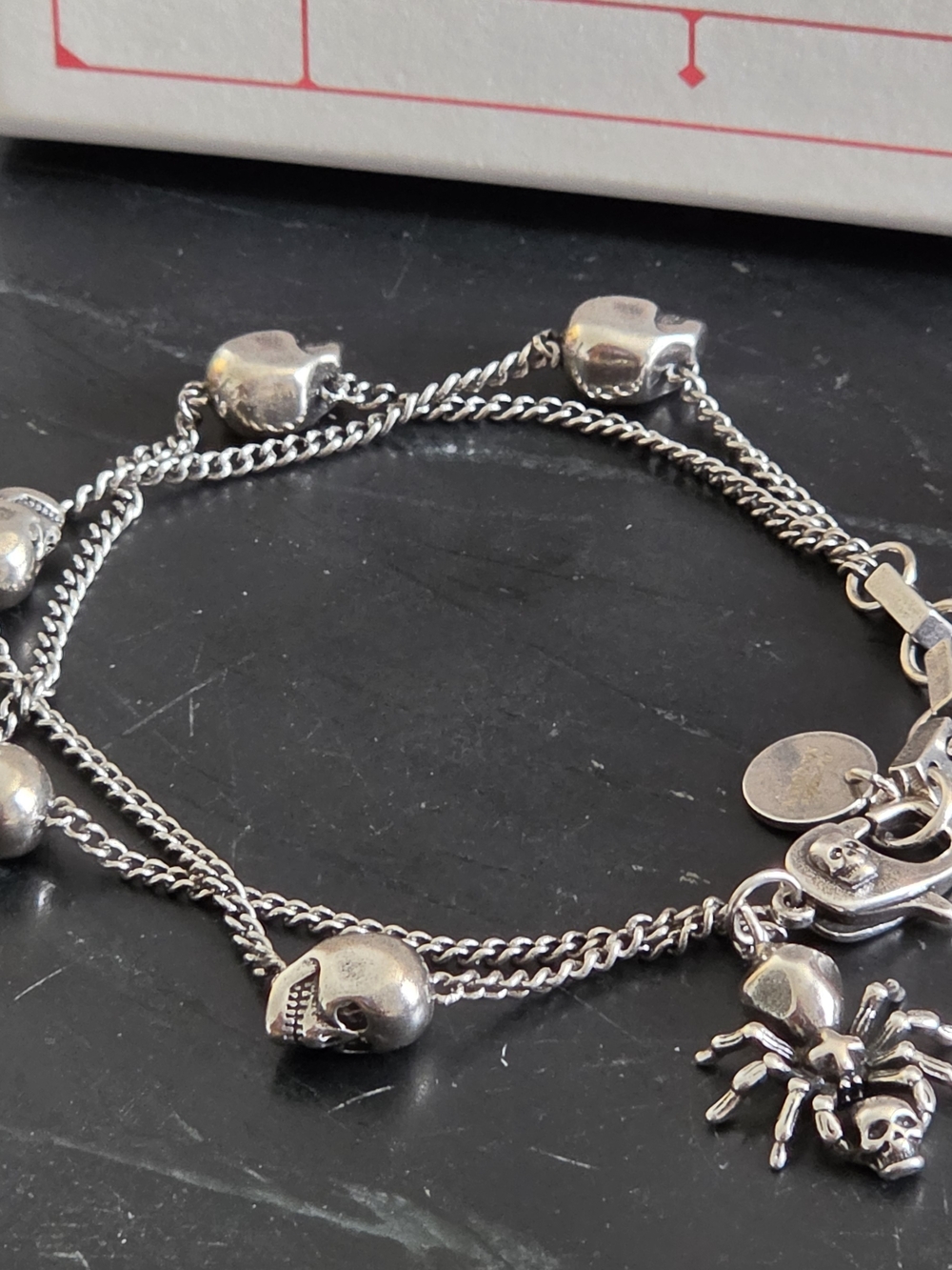 Alexander MCQUEEN Skulls and Spider bracelet - Picture 3 of 9